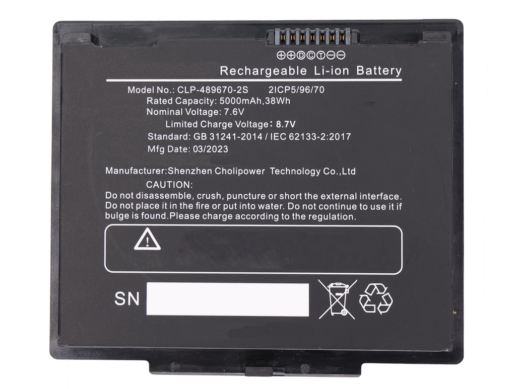 Replacement Battery – COLOSSUS W803 / W103 – SPARTAN W800 / W100
